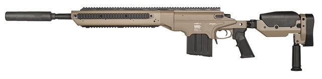 Lancer Tactical Bolt Action Airsoft Sniper Rifle w/ Folding Stock, Dark Earth