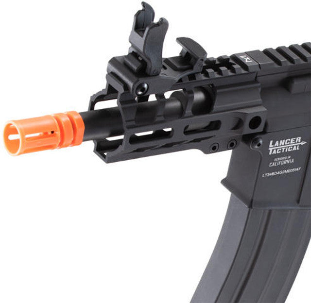 Lancer Tactical Enforcer Gen 2 Battle Hawk 4" PDW Airsoft AEG Rifle, Black