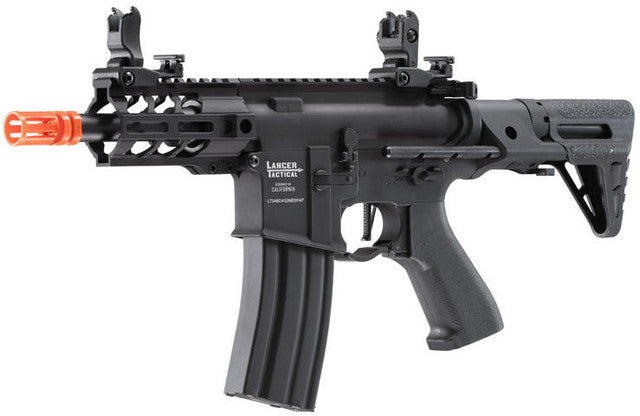 Lancer Tactical Enforcer Gen 2 Battle Hawk 4" PDW Airsoft AEG Rifle, Black