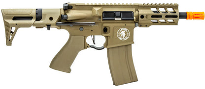 Lancer Tactical Enforcer Gen 2 Battle Hawk 4" PDW Airsoft AEG Rifle, Tan