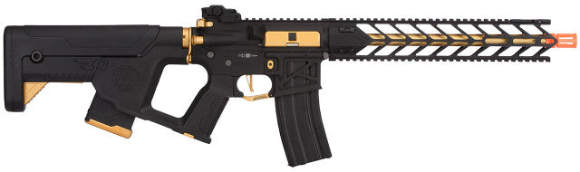 Lancer Tactical Enforcer NIGHT WING Skeleton Airsoft AEG Rifle, Black/Gold