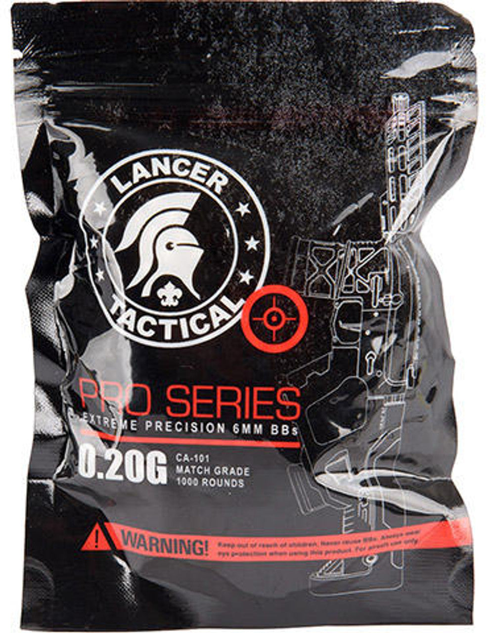 Lancer Tactical Enforcer NIGHT WING Skeleton Airsoft AEG Rifle, Black/Gold