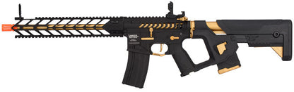 Lancer Tactical Enforcer NIGHT WING Skeleton Airsoft AEG Rifle, Black/Gold