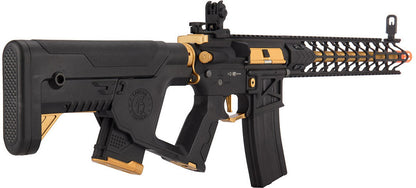 Lancer Tactical Enforcer NIGHT WING Skeleton Airsoft AEG Rifle, Black/Gold