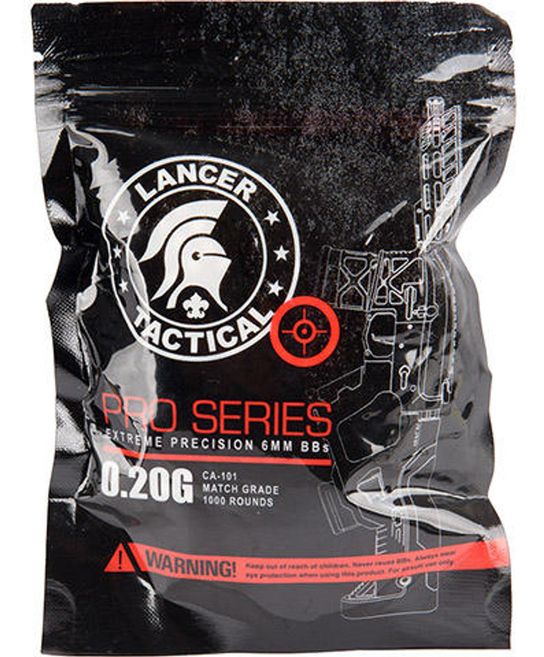 Lancer Tactical Enforcer Skeleton Airsoft AEG Rifle, Black/Navy Blue