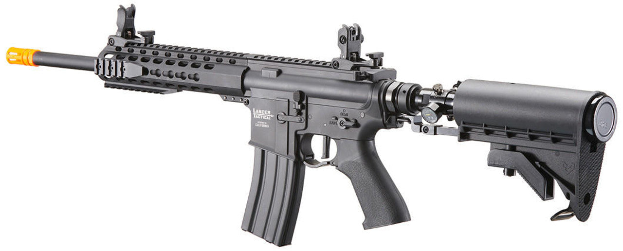 Lancer Tactical Full Metal Legion HPA KeyMod Semi Auto M4 Carbine Airsoft Rifle, Black