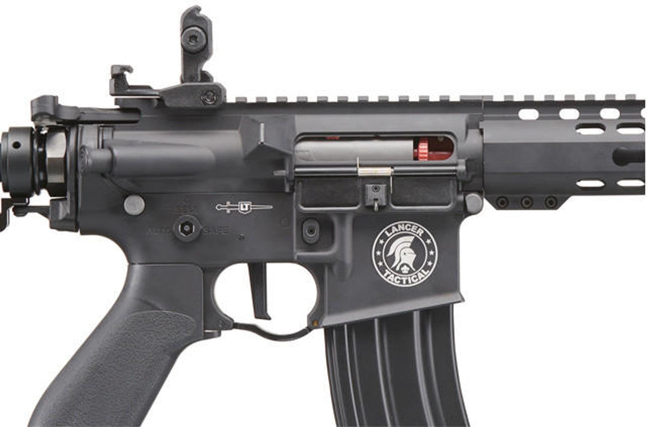 Lancer Tactical Full Metal Legion HPA KeyMod Semi Auto M4 Carbine Airsoft Rifle, Black