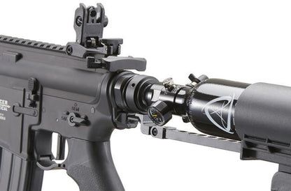 Lancer Tactical Full Metal Legion HPA KeyMod Semi Auto M4 Carbine Airsoft Rifle, Black