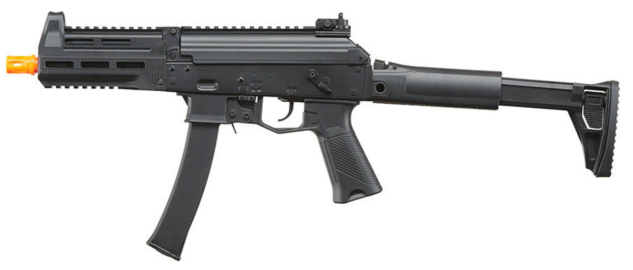 Lancer Tactical Full Metal PP20 EBB Airsoft SMG AEG Rifle, Black