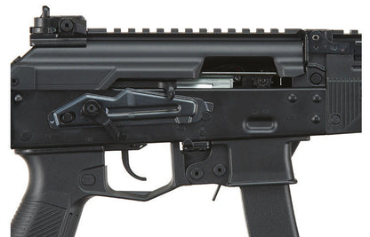 Lancer Tactical Full Metal PP20 EBB Airsoft SMG AEG Rifle, Black