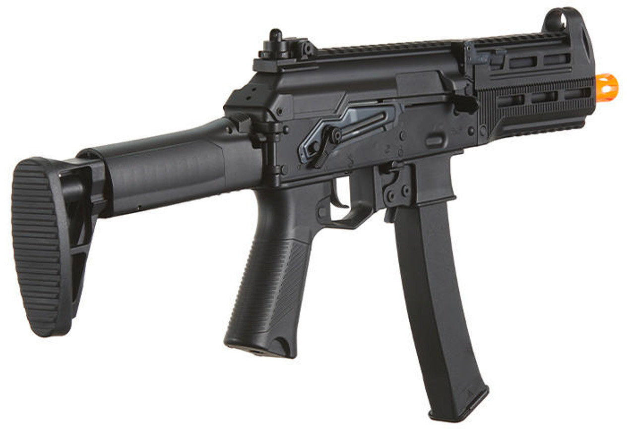 Lancer Tactical Full Metal PP20 EBB Airsoft SMG AEG Rifle, Black