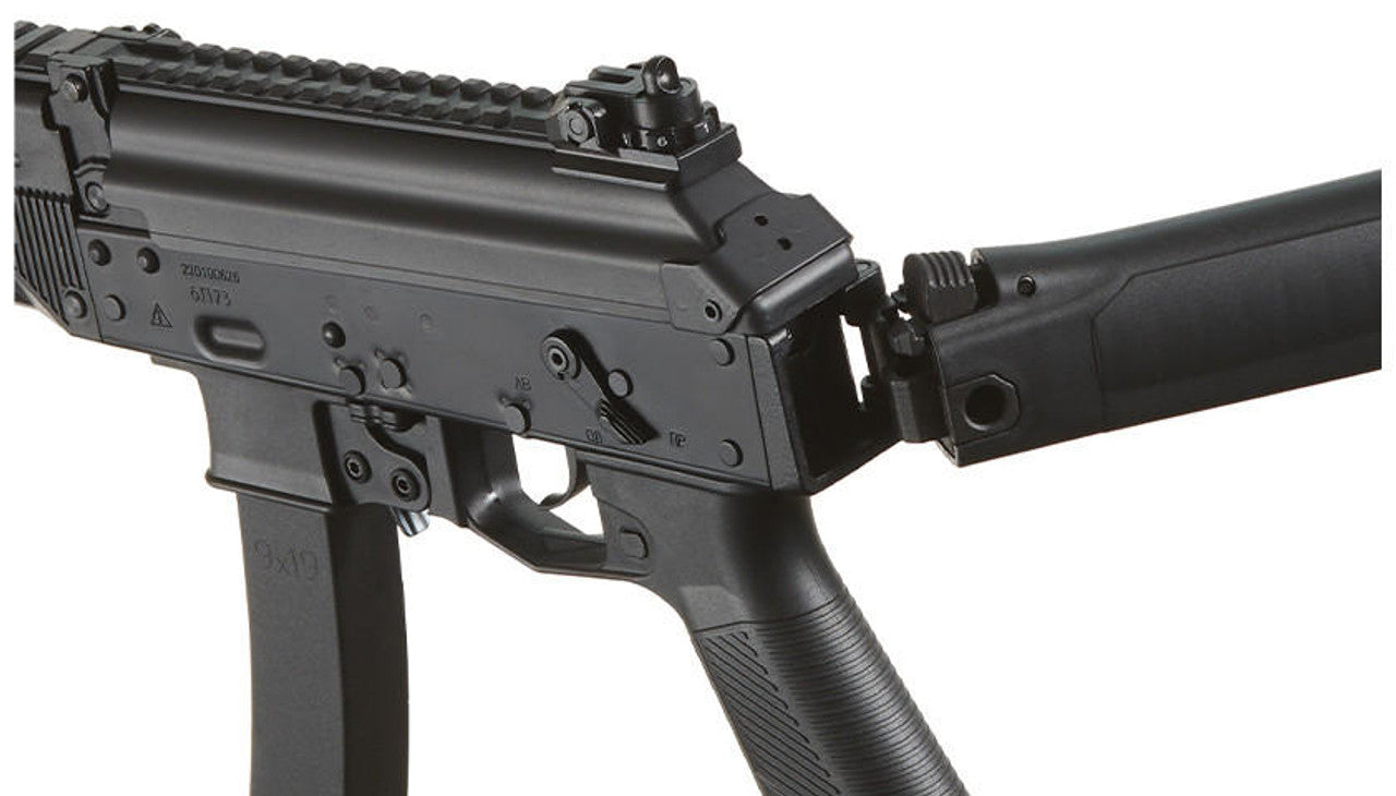 Lancer Tactical Full Metal PP20 EBB Airsoft SMG AEG Rifle, Black