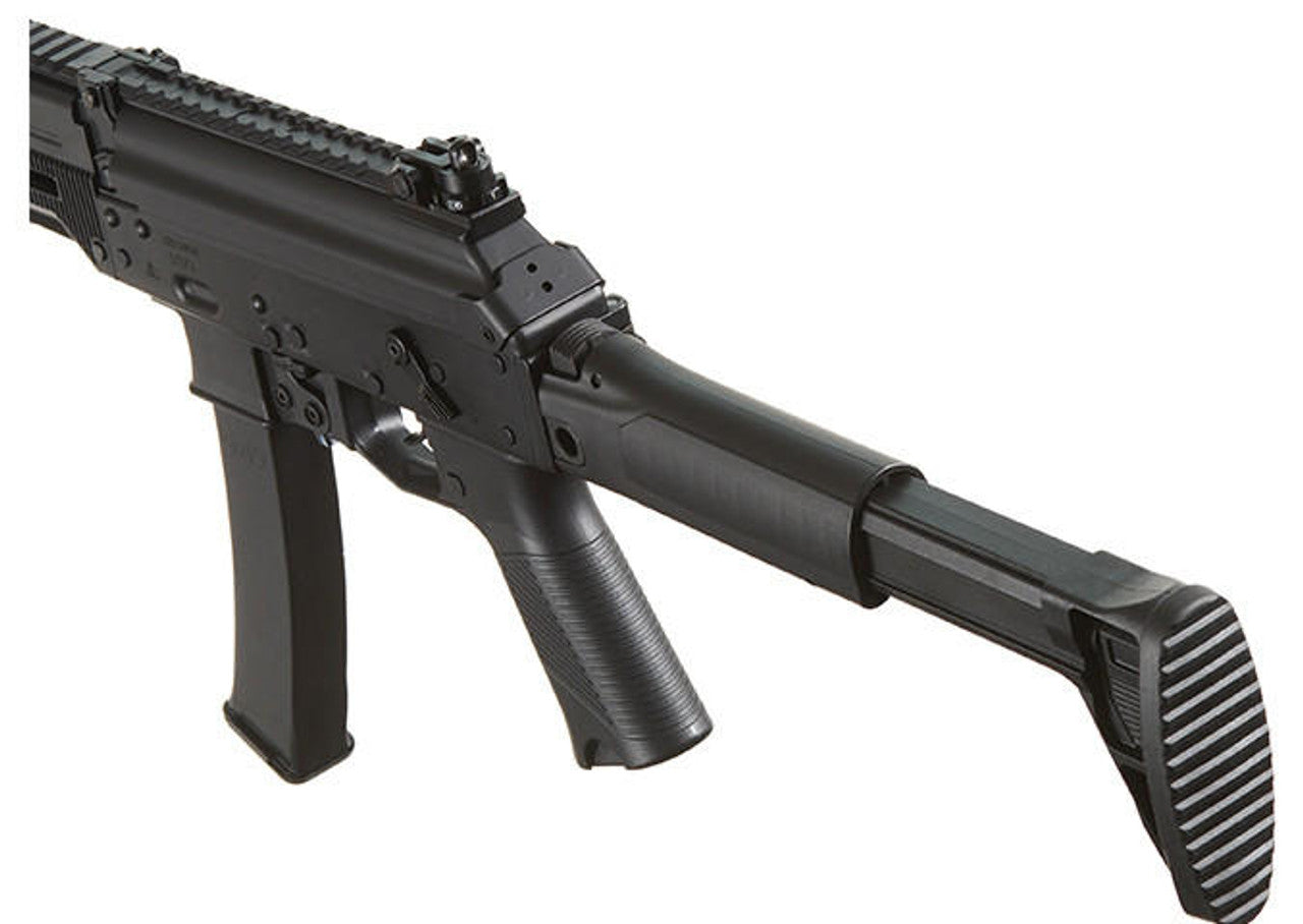 Lancer Tactical Full Metal PP20 EBB Airsoft SMG AEG Rifle, Black