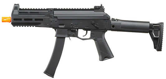 Lancer Tactical Full Metal PP20 EBB Airsoft SMG AEG Rifle, Black