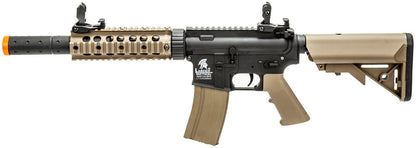 Lancer Tactical Gen 2 7" Nylon Polymer M4 Airsoft AEG Rifle, Black/Tan