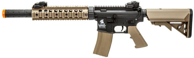 Lancer Tactical Gen 2 9" Nylon Polymer M4 Airsoft AEG Rifle, Black/Tan