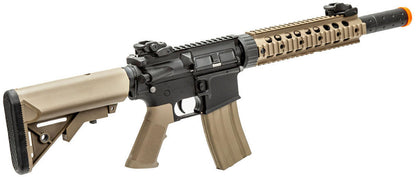 Lancer Tactical Gen 2 9" Nylon Polymer M4 Airsoft AEG Rifle, Black/Tan