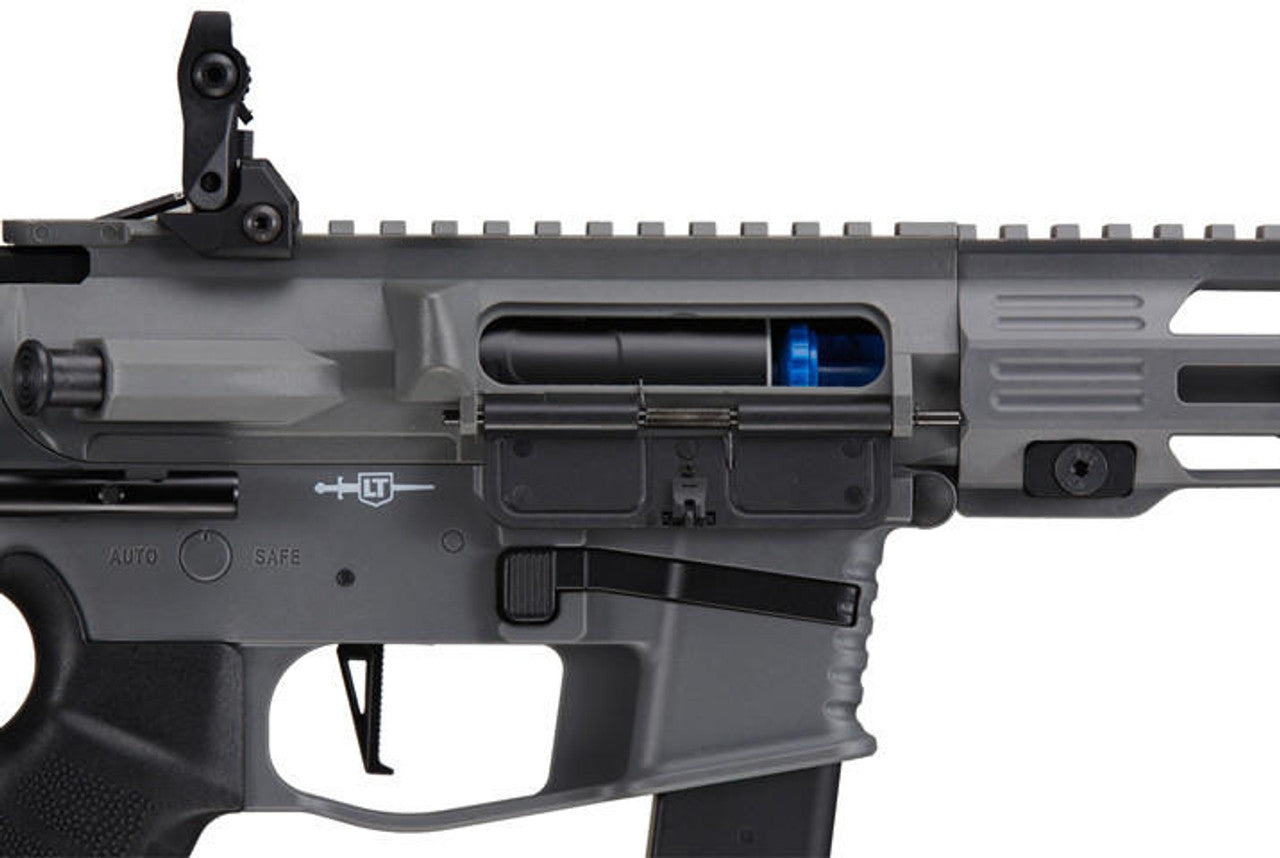 Lancer Tactical Gen 2 9mm Style Battle X CQB Carbine Airsoft AEG, Grey
