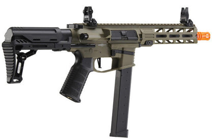 Lancer Tactical Gen 2 9mm Style Battle X CQB Carbine Airsoft AEG, Tan