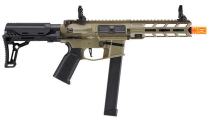 Lancer Tactical Gen 2 9mm Style Battle X CQB Carbine Airsoft AEG, Tan