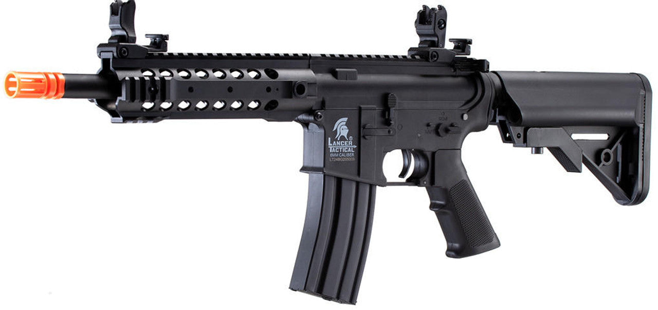 Lancer Tactical Gen 2 CQB M4 Airsoft AEG Rifle Core Series, Black