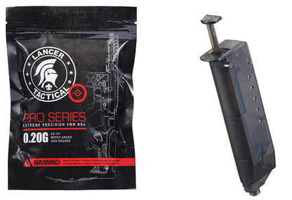 Lancer Tactical Gen 2 Hellion M-LOK 10" Airsoft M4 AEG Rifle, Black