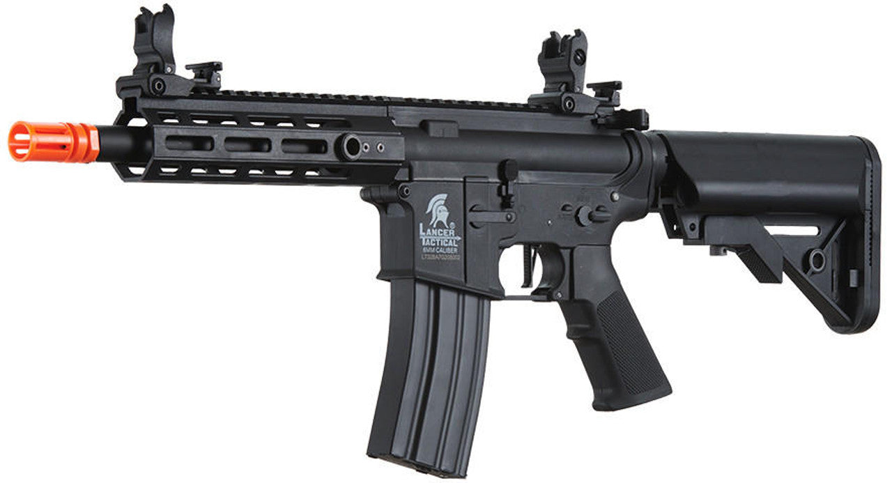 Lancer Tactical Gen 2 Hellion M-LOK 7" Airsoft M4 AEG Rifle, Black