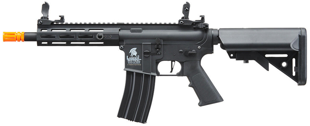 Lancer Tactical Gen 2 Hellion M-LOK 7" Airsoft M4 AEG Rifle, Black