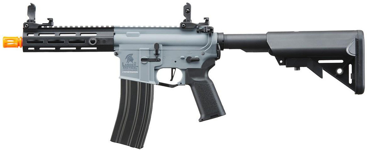 Lancer Tactical Gen 2 Hellion M-LOK 7" Airsoft M4 AEG Rifle Core Series, Grey/Black