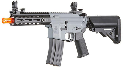 Lancer Tactical Gen 2 Hellion M-LOK 7" Airsoft M4 AEG Rifle Core Series, Grey/Black