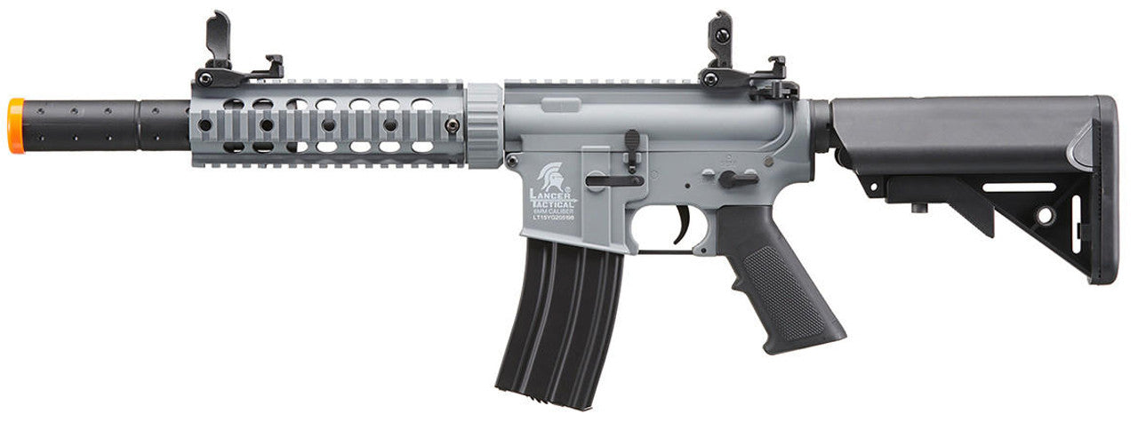 Lancer Tactical Gen 2 M4 SD Carbine Airsoft AEG Rifle, Gray