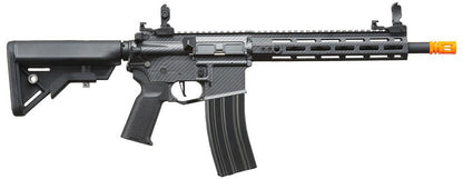 Lancer Tactical Gen 3 Hellion M-LOK 10 M4 AEG Airsoft Rifle, Black/Carbon