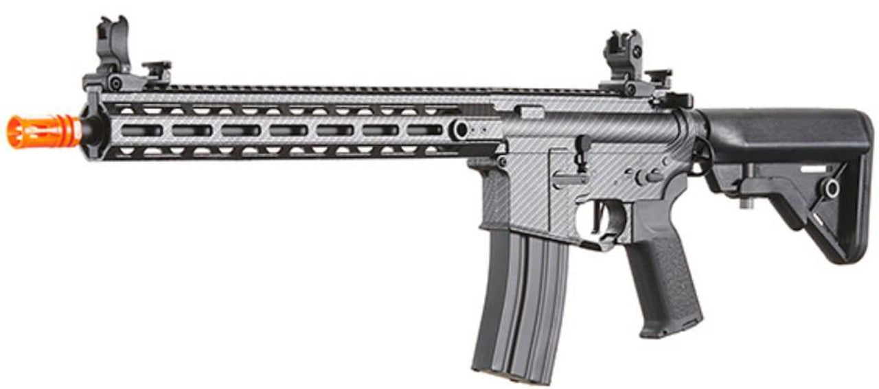 Lancer Tactical Gen 3 Hellion M-LOK 13" M4 AEG Airsoft Rifle, Black/Carbon