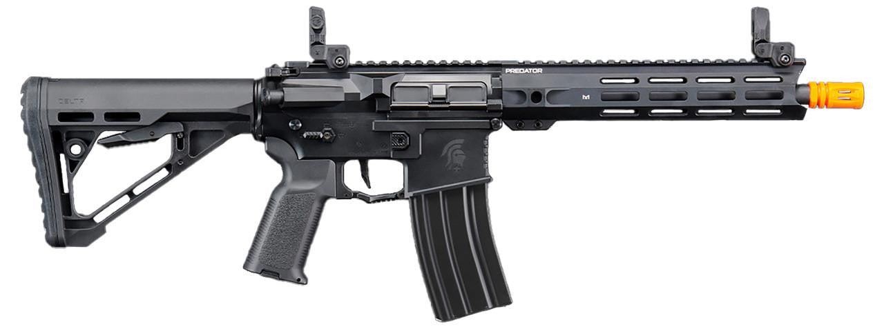 Lancer Tactical Gen 4 Predator 10" SBR AEG Airsoft Rifle w/ Aster II Bluetooth ETU, Black