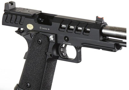 Lancer Tactical Heracles Hi-Capa Gas Blowback Airsoft Pistol, Black