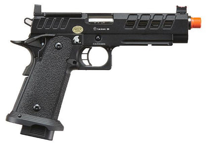 Lancer Tactical Heracles Hi-Capa Gas Blowback Airsoft Pistol, Black