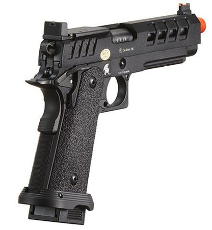 Lancer Tactical Heracles Hi-Capa Gas Blowback Airsoft Pistol, Black