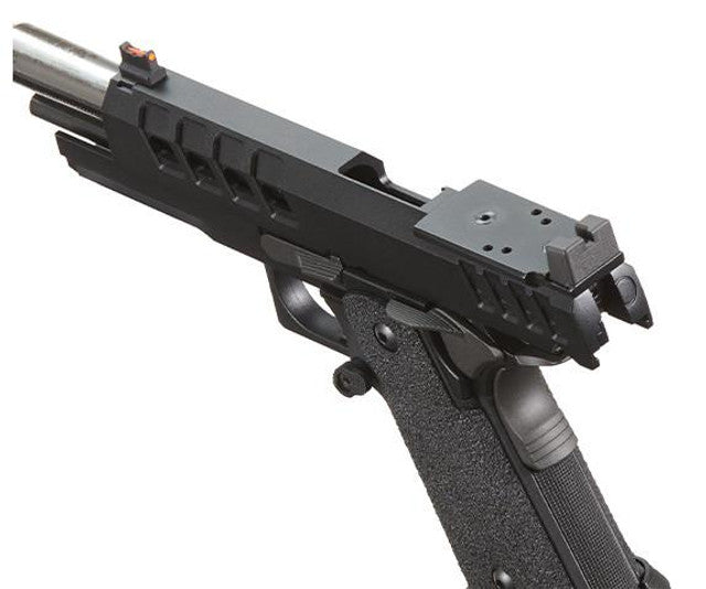 Lancer Tactical Heracles Hi-Capa Gas Blowback Airsoft Pistol, Black