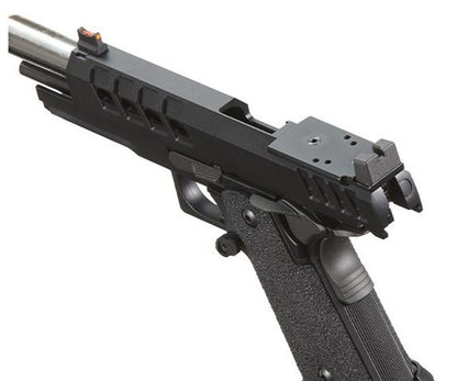 Lancer Tactical Heracles Hi-Capa Gas Blowback Airsoft Pistol, Black