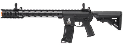 Lancer Tactical Interceptor SPR M4 AEG Airsoft Rifle, Gen 3, Black
