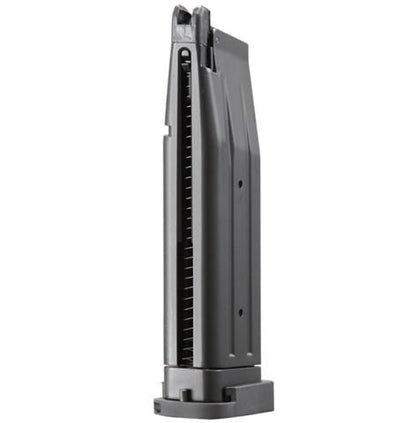 Lancer Tactical Knightshade Hi-Capa Gas Blowback Airsoft Pistol, Black/Blue