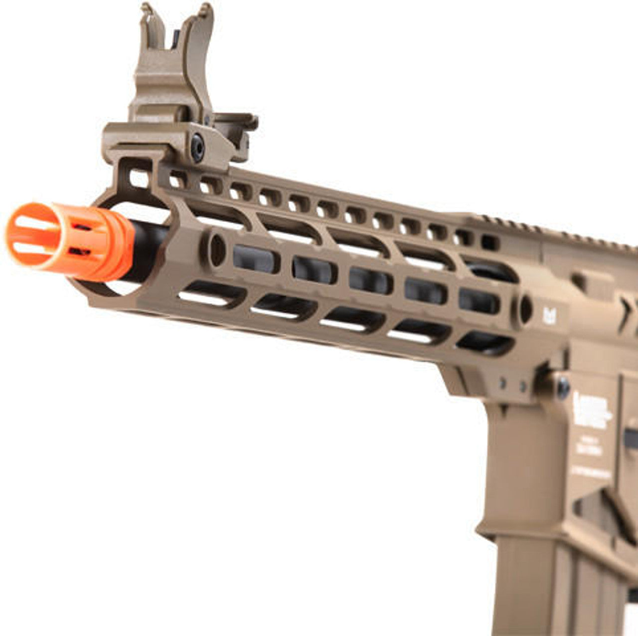 Lancer Tactical Low FPS Enforcer Blackbird Skeleton Airsoft AEG Rifle w/ Alpha Stock, Tan