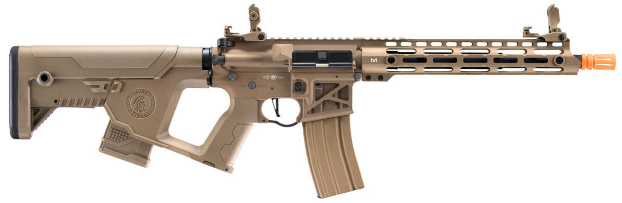 Lancer Tactical Low FPS Enforcer Blackbird Skeleton Airsoft AEG Rifle w/ Alpha Stock, Tan