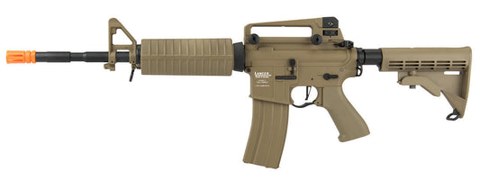Lancer Tactical Low FPS M4A1 Carbine Proline Series Airsoft AEG Rifle, Tan