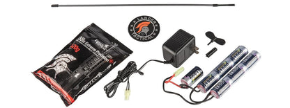 Lancer Tactical M4 CQB AEG Airsoft Rifle, Black