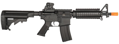 Lancer Tactical M4 CQB AEG Airsoft Rifle, Black