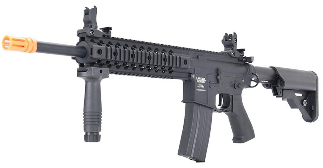 Lancer Tactical ProLine Series M4 EVO AEG Airsoft Rifle, High FPS, Black