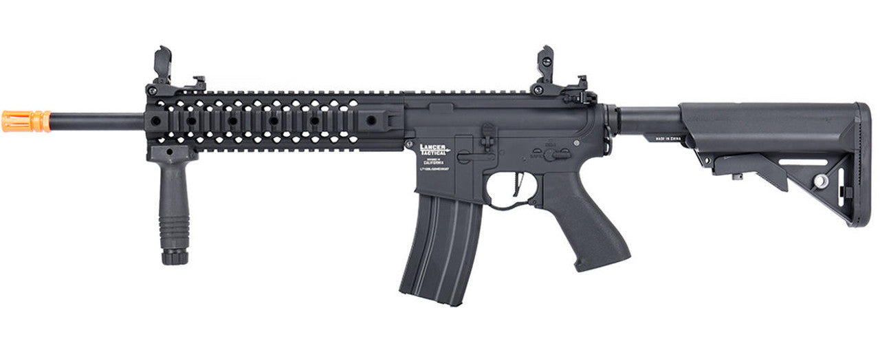 Lancer Tactical ProLine Series M4 EVO AEG Airsoft Rifle, High FPS, Black