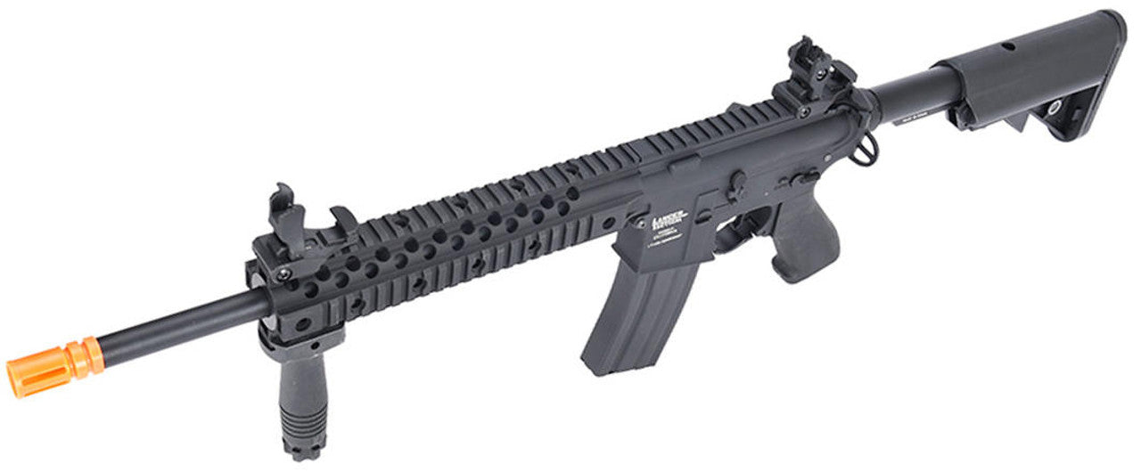 Lancer Tactical ProLine Series M4 EVO AEG Airsoft Rifle, High FPS, Black