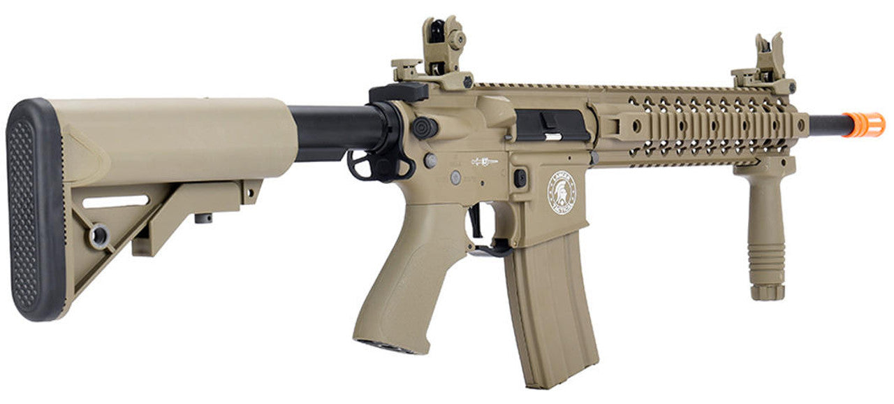 Lancer Tactical ProLine Series M4 EVO Airsoft AEG Rifle, High FPS, Tan